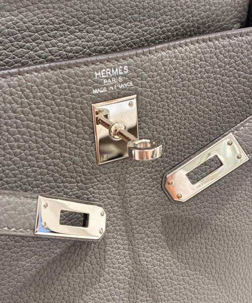 HERMES（エルメス）HERMES (エルメス) ケリー25内縫い/Kelly25Retourne/トゴ/シルバー金具/U刻印 グリメイヤー サイズ:25の古着・服飾アイテム
