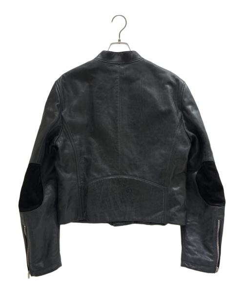 Ferragamo（フェラガモ）Ferragamo (フェラガモ) カーフレザージャケット ブラック サイズ:52の古着・服飾アイテム