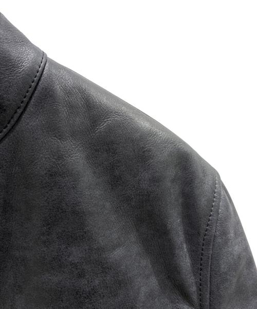Ferragamo（フェラガモ）Ferragamo (フェラガモ) カーフレザージャケット ブラック サイズ:52の古着・服飾アイテム