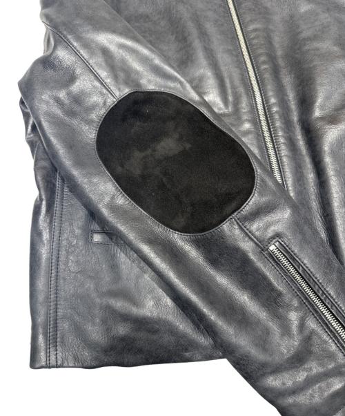 Ferragamo（フェラガモ）Ferragamo (フェラガモ) カーフレザージャケット ブラック サイズ:52の古着・服飾アイテム