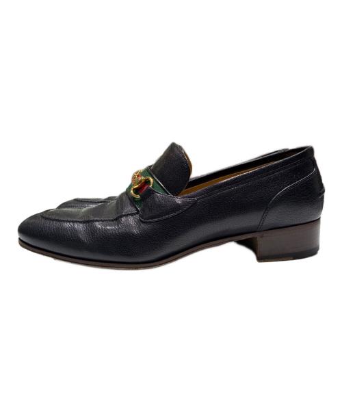 GUCCI（グッチ）GUCCI (グッチ) ホースビットローファー ブラック サイズ:9の古着・服飾アイテム