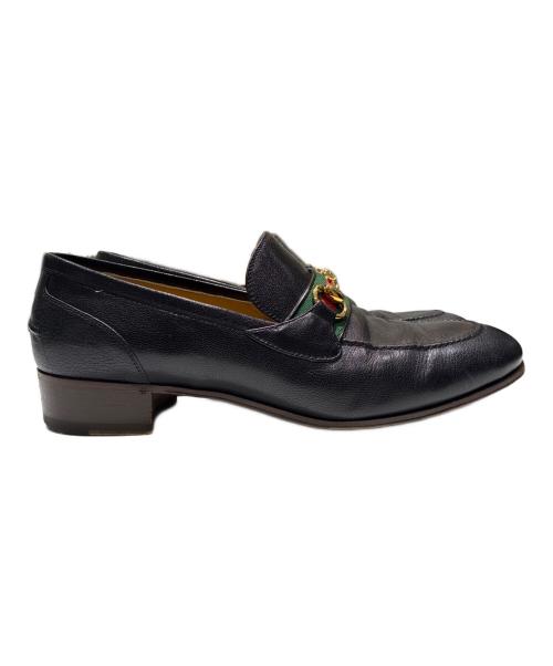 GUCCI（グッチ）GUCCI (グッチ) ホースビットローファー ブラック サイズ:9の古着・服飾アイテム
