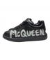 ALEXANDER McQUEEN (アレキサンダーマックイーン) ロゴデザイン ローカットスニーカー ブラック サイズ:43：30000円