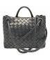 BOTTEGA VENETA (ボッテガベネタ) イントレチャート アンディアーモ スモール ハンドバッグ ブラック サイズ:スモール：420000円