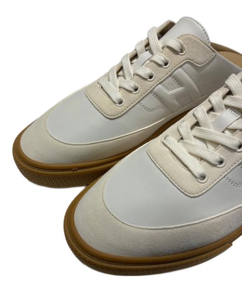 HERMES（エルメス）HERMES (エルメス) ミュールスニーカー Keep ホワイト サイズ:42の古着・服飾アイテム