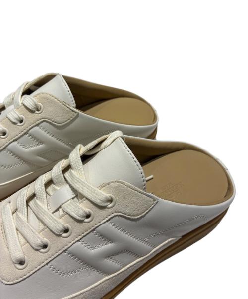 HERMES（エルメス）HERMES (エルメス) ミュールスニーカー Keep ホワイト サイズ:42の古着・服飾アイテム