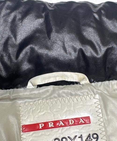 PRADA（プラダ）PRADA (プラダ) Triangle Logo Plate Down Vest/トライアングルプレートダウンベスト/29X149 ブラック サイズ:40の古着・服飾アイテム