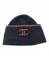 CHANEL（シャネル）の古着「ココマーク カシミヤ混ニット帽」｜ブラック