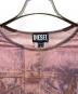 中古・古着 DIESEL (ディーゼル) Denim Motif Second Skin Top/デニムモチーフ セカンドスキン/T-CLAU-D1 パープル サイズ:Ｍ：18000円