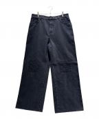 LOEWEロエベ）の古着「Anagram Baggy Jeans/アナグラム バギー ジーンズ/H526Y11WA4」｜ブラック