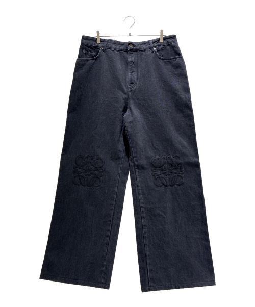 LOEWE（ロエベ）LOEWE (ロエベ) Anagram Baggy Jeans/アナグラム バギー ジーンズ/H526Y11WA4 ブラック サイズ:54の古着・服飾アイテム