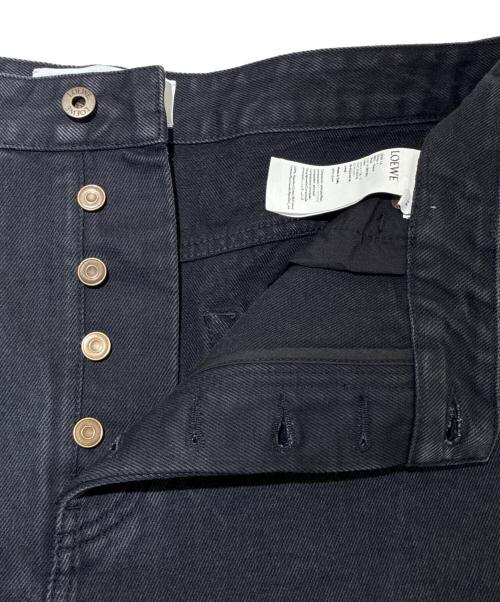 LOEWE（ロエベ）LOEWE (ロエベ) Anagram Baggy Jeans/アナグラム バギー ジーンズ/H526Y11WA4 ブラック サイズ:54の古着・服飾アイテム