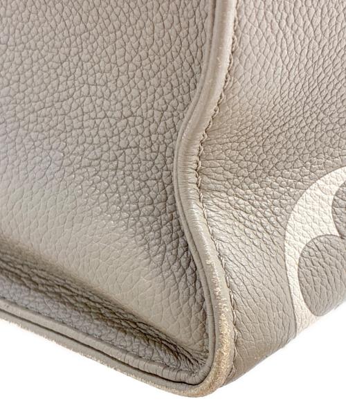 LOUIS VUITTON（ルイ ヴィトン）LOUIS VUITTON (ルイ ヴィトン) オンザゴーMM モノグラム・アンプラント トゥルトレール×クレーム サイズ:MMの古着・服飾アイテム