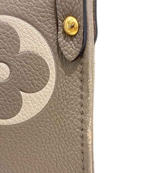 LOUIS VUITTON（ルイ ヴィトン）LOUIS VUITTON (ルイ ヴィトン) オンザゴーMM モノグラム・アンプラント トゥルトレール×クレーム サイズ:MMの古着・服飾アイテム