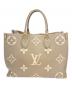 LOUIS VUITTON (ルイ ヴィトン) オンザゴーMM モノグラム・アンプラント トゥルトレール×クレーム サイズ:MM：330000円