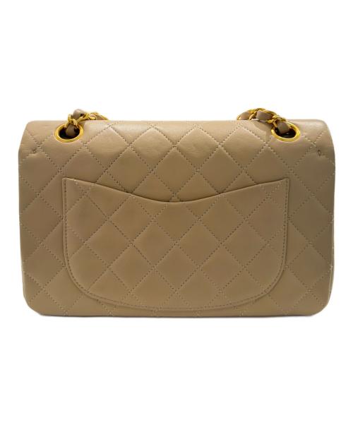 CHANEL（シャネル）CHANEL (シャネル) マトラッセ23 ダブルフラップチェーンショルダーバッグ ベージュ サイズ:23の古着・服飾アイテム