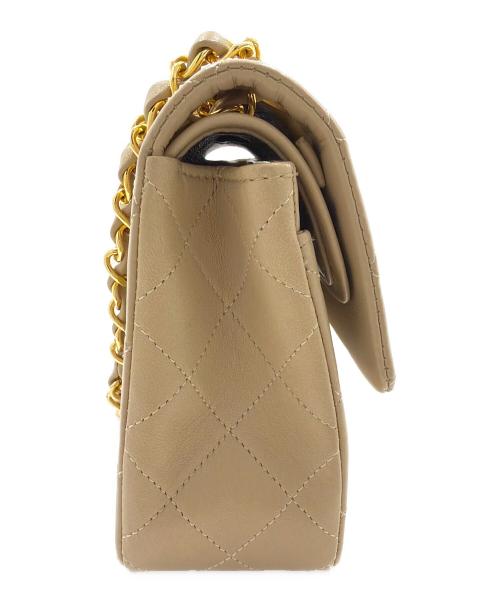 CHANEL（シャネル）CHANEL (シャネル) マトラッセ23 ダブルフラップチェーンショルダーバッグ ベージュ サイズ:23の古着・服飾アイテム