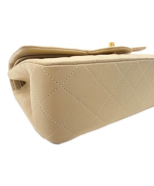 CHANEL（シャネル）CHANEL (シャネル) マトラッセ23 ダブルフラップチェーンショルダーバッグ ベージュ サイズ:23の古着・服飾アイテム