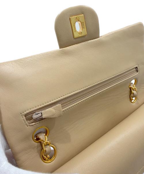 CHANEL（シャネル）CHANEL (シャネル) マトラッセ23 ダブルフラップチェーンショルダーバッグ ベージュ サイズ:23の古着・服飾アイテム