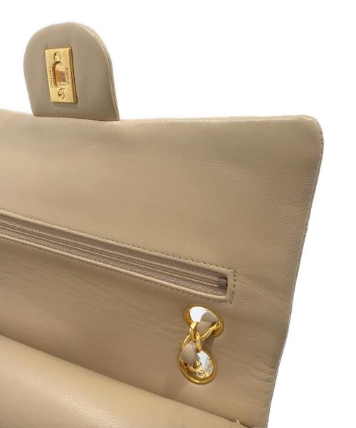 CHANEL（シャネル）CHANEL (シャネル) マトラッセ23 ダブルフラップチェーンショルダーバッグ ベージュ サイズ:23の古着・服飾アイテム