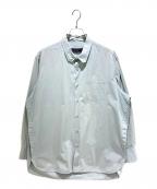 LOUIS VUITTONルイ ヴィトン）の古着「コットン長袖シャツ/LOUIS VUITTON 20SS Cotton Long-Sleeve Shirt」｜ライトグレー