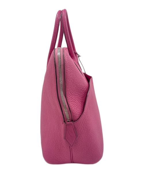 HERMES（エルメス）HERMES (エルメス) ボリード1923 30/Bolide 1923 30/ハンドバッグ ピンク系/シルバー金具 サイズ:30の古着・服飾アイテム