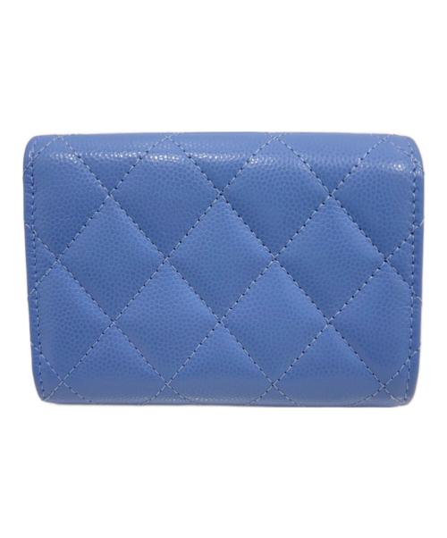 CHANEL（シャネル）CHANEL (シャネル) ココマークコンパクトウォレット ラベンダーの古着・服飾アイテム