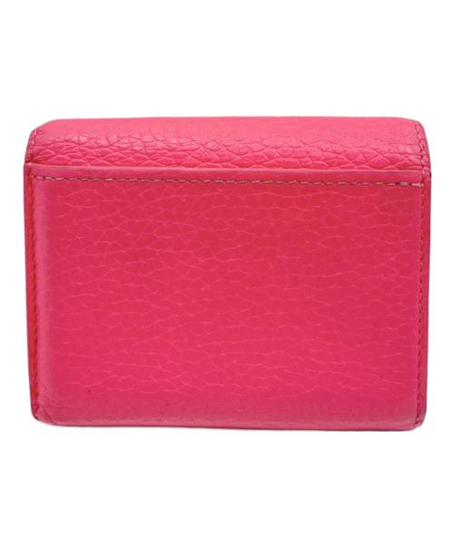 LOUIS VUITTON（ルイ ヴィトン）LOUIS VUITTON (ルイ ヴィトン) カプシーヌウォレット イエロー×ショッキングピンクの古着・服飾アイテム