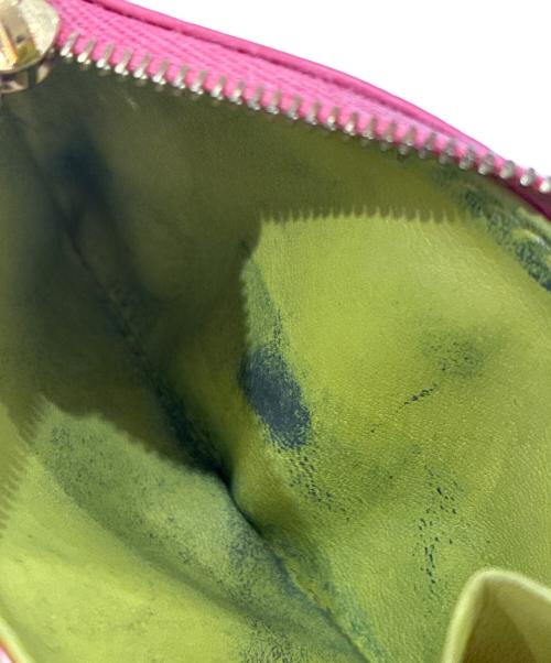 LOUIS VUITTON（ルイ ヴィトン）LOUIS VUITTON (ルイ ヴィトン) カプシーヌウォレット イエロー×ショッキングピンクの古着・服飾アイテム