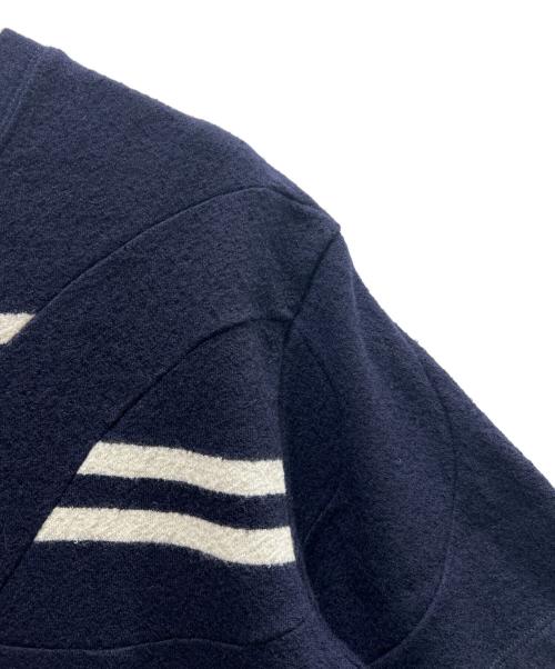 LOEWE（ロエベ）LOEWE (ロエベ) オーバーサイズ ストライプ ウールTシャツ/H526Y22XD8 ネイビー サイズ:Lの古着・服飾アイテム