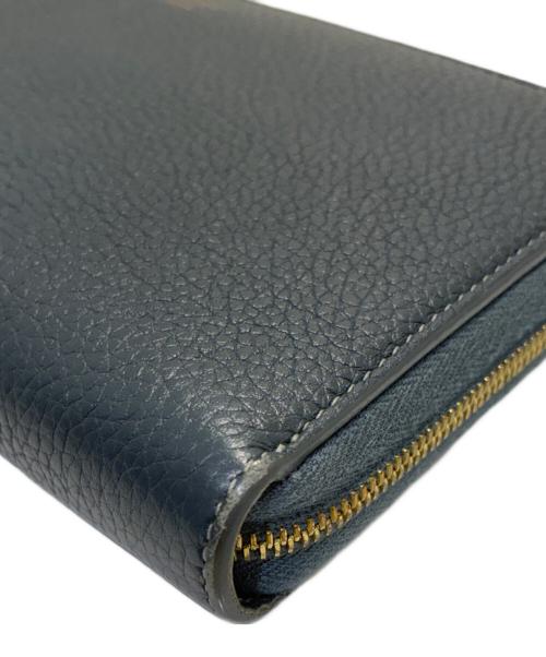 CELINE（セリーヌ）CELINE (セリーヌ) Large Zip Wallet/ラージジップウォレット グレーの古着・服飾アイテム