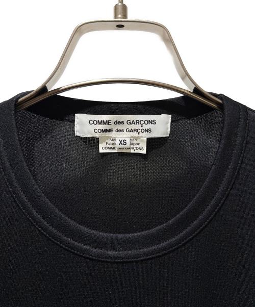 COMME des GARCONS（コムデギャルソン）COMME des GARCONS (コムデギャルソン) フリルデザインカットソー ブラック サイズ:XSの古着・服飾アイテム