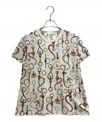 HERMESエルメス）の古着「PANOPLIE TOUT CUIR JERSEY/4E4632DN」｜ホワイト×ブラウン