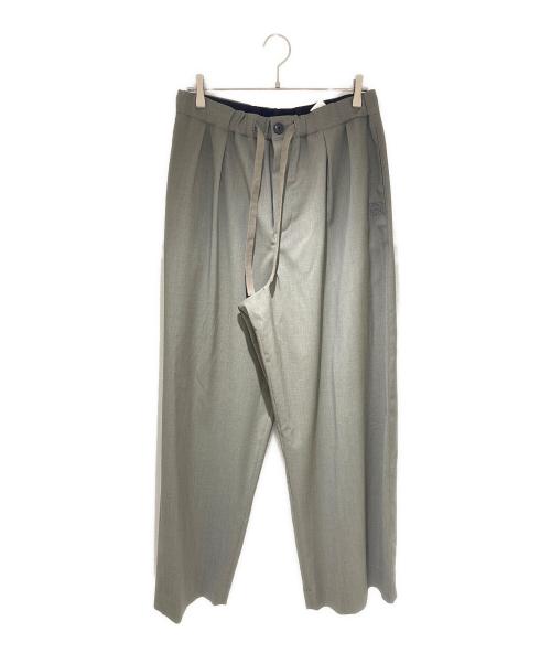 LOEWE（ロエベ）LOEWE (ロエベ) ドローストリング トラウザーズ/H526Y04WI2 オリーブ サイズ:Lの古着・服飾アイテム