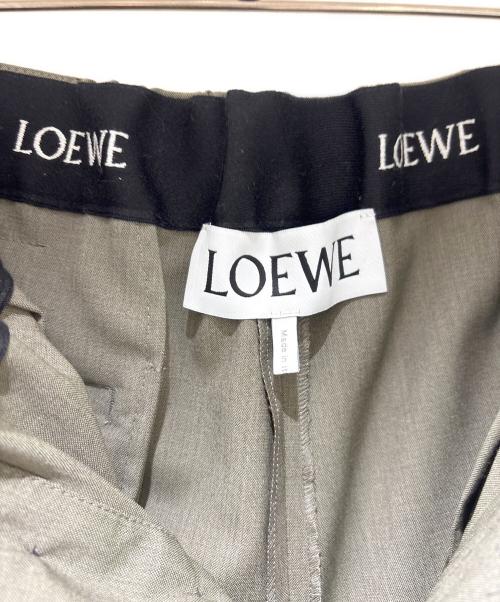 LOEWE（ロエベ）LOEWE (ロエベ) ドローストリング トラウザーズ/H526Y04WI2 オリーブ サイズ:Lの古着・服飾アイテム