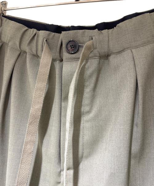 LOEWE（ロエベ）LOEWE (ロエベ) ドローストリング トラウザーズ/H526Y04WI2 オリーブ サイズ:Lの古着・服飾アイテム