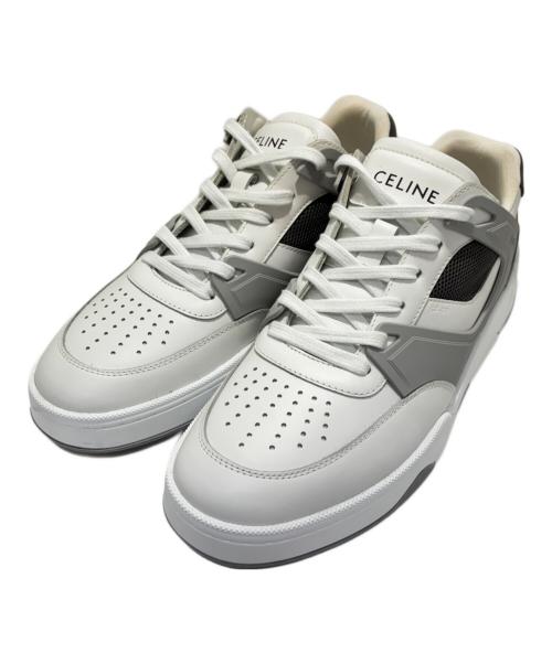 CELINE（セリーヌ）CELINE (セリーヌ) CT-09レースアップスニーカー ホワイト サイズ:43の古着・服飾アイテム