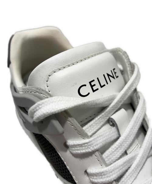 CELINE（セリーヌ）CELINE (セリーヌ) CT-09レースアップスニーカー ホワイト サイズ:43の古着・服飾アイテム