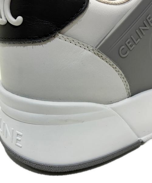 CELINE（セリーヌ）CELINE (セリーヌ) CT-09レースアップスニーカー ホワイト サイズ:43の古着・服飾アイテム