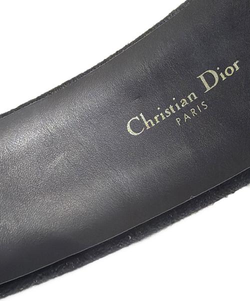 Christian Dior（クリスチャン ディオール）Christian Dior (クリスチャン ディオール) 千鳥柄カチューシャ/35HBP988X132 ブラック×ホワイトの古着・服飾アイテム