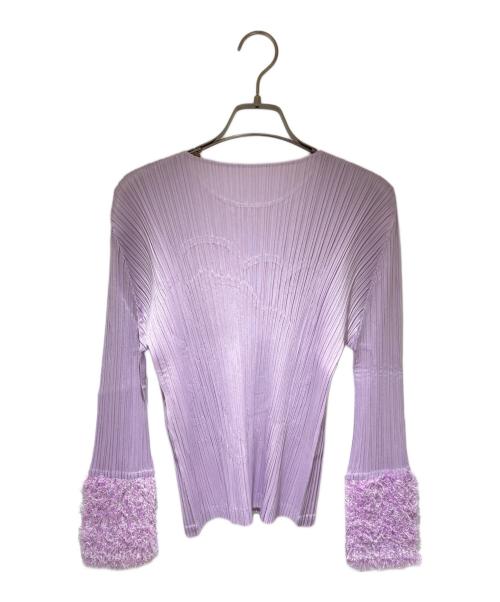 PLEATS PLEASE（プリーツプリーズ）PLEATS PLEASE (プリーツプリーズ) FLUFFY TAILプリーツブラウス バイオレット サイズ:3 未使用品の古着・服飾アイテム