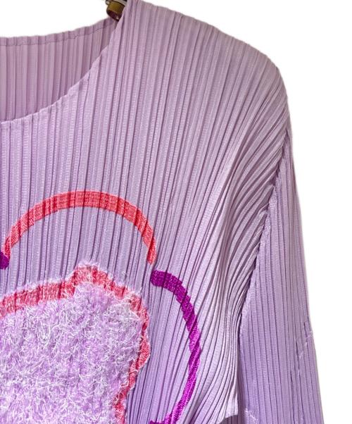 PLEATS PLEASE（プリーツプリーズ）PLEATS PLEASE (プリーツプリーズ) FLUFFY TAILプリーツブラウス バイオレット サイズ:3 未使用品の古着・服飾アイテム