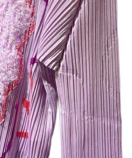 PLEATS PLEASE（プリーツプリーズ）PLEATS PLEASE (プリーツプリーズ) FLUFFY TAILプリーツブラウス バイオレット サイズ:3 未使用品の古着・服飾アイテム