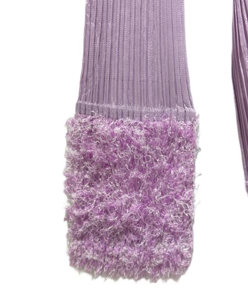 PLEATS PLEASE（プリーツプリーズ）PLEATS PLEASE (プリーツプリーズ) FLUFFY TAILプリーツブラウス バイオレット サイズ:3 未使用品の古着・服飾アイテム