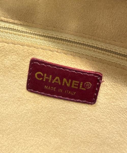 CHANEL（シャネル）CHANEL (シャネル) チョコバーココマーク エナメルハンドバッグ ブラウンの古着・服飾アイテム