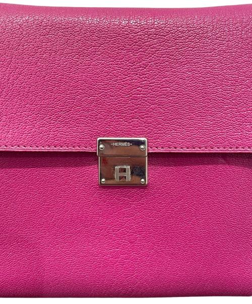 HERMES（エルメス）HERMES (エルメス) クリック16 /シェブルミゾル/ローズパープル/シルバー金具/ ローズパープル サイズ:16の古着・服飾アイテム