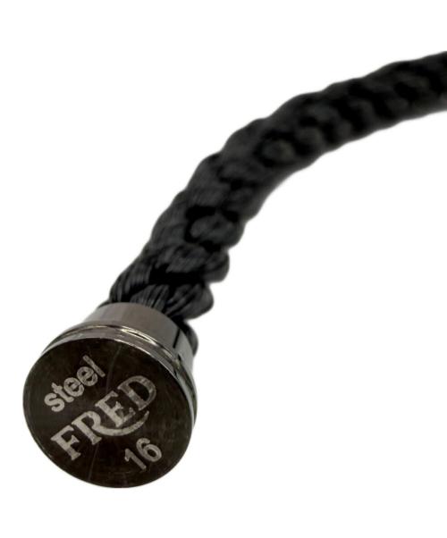 FRED（フレッド）FRED (フレッド) Force 10 Large Model Half-Diamond Bracelet/フォース10ラージモデルハーフダイヤブレスレット/0B0026-6B0275 サイズ:Large/ﾗｰｼﾞ/16.0cmの古着・服飾アイテム