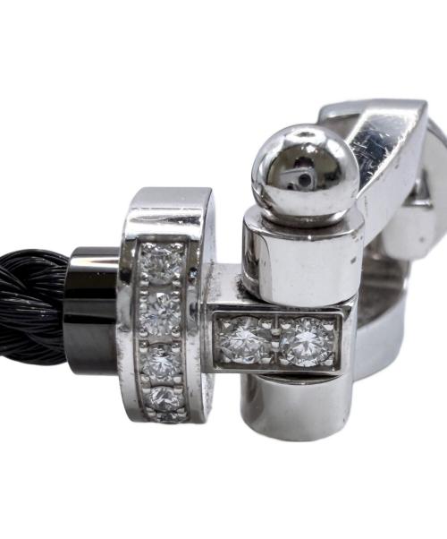 FRED（フレッド）FRED (フレッド) Force 10 Large Model Half-Diamond Bracelet/フォース10ラージモデルハーフダイヤブレスレット/0B0026-6B0275 サイズ:Large/ﾗｰｼﾞ/16.0cmの古着・服飾アイテム