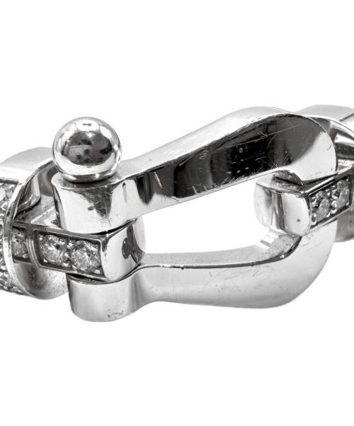 FRED（フレッド）FRED (フレッド) Force 10 Large Model Half-Diamond Bracelet/フォース10ラージモデルハーフダイヤブレスレット/0B0026-6B0275 サイズ:Large/ﾗｰｼﾞ/16.0cmの古着・服飾アイテム