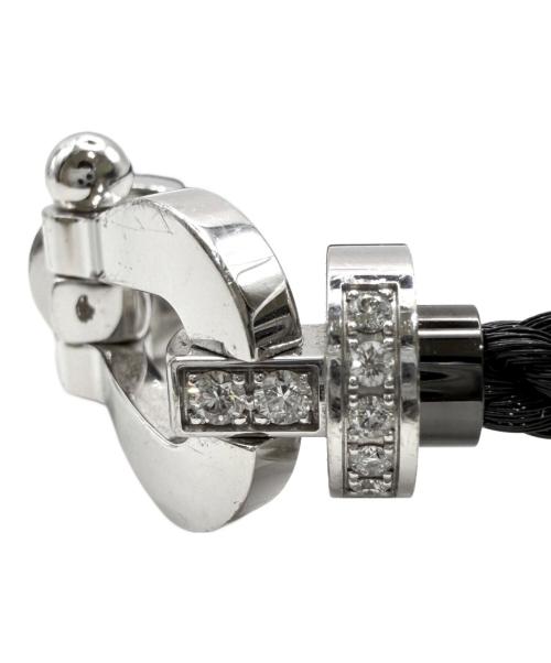 FRED（フレッド）FRED (フレッド) Force 10 Large Model Half-Diamond Bracelet/フォース10ラージモデルハーフダイヤブレスレット/0B0026-6B0275 サイズ:Large/ﾗｰｼﾞ/16.0cmの古着・服飾アイテム